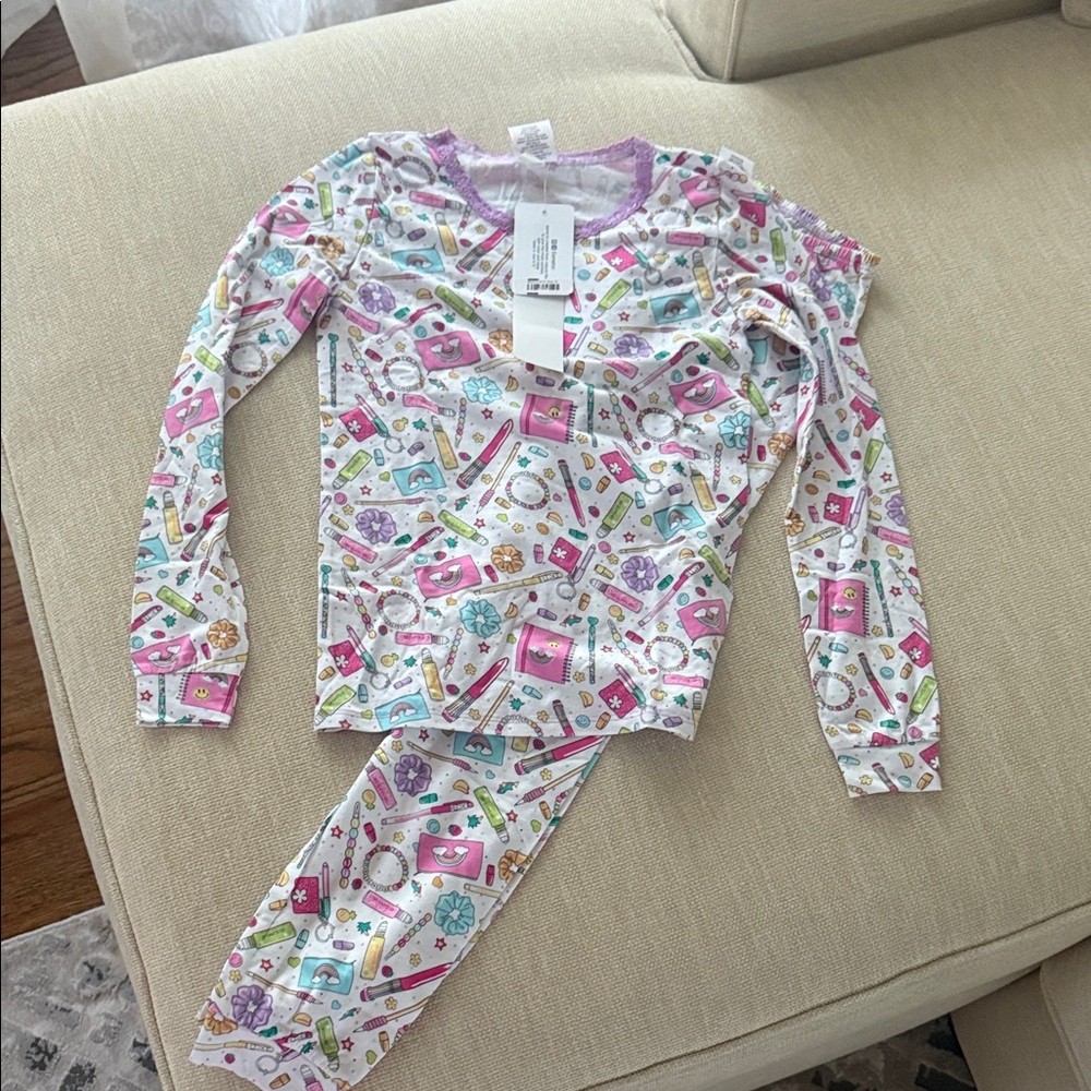 Playful Patterned Kids Pajama Set